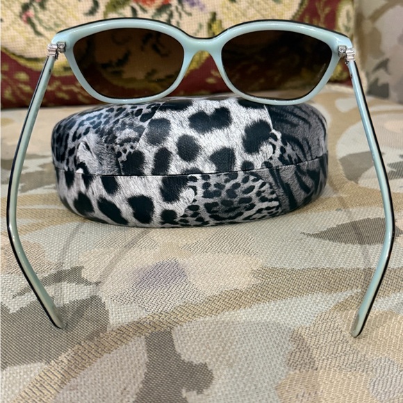 Tiffany & Co. Black and Brown Sunglasses - Picture 2 of 7